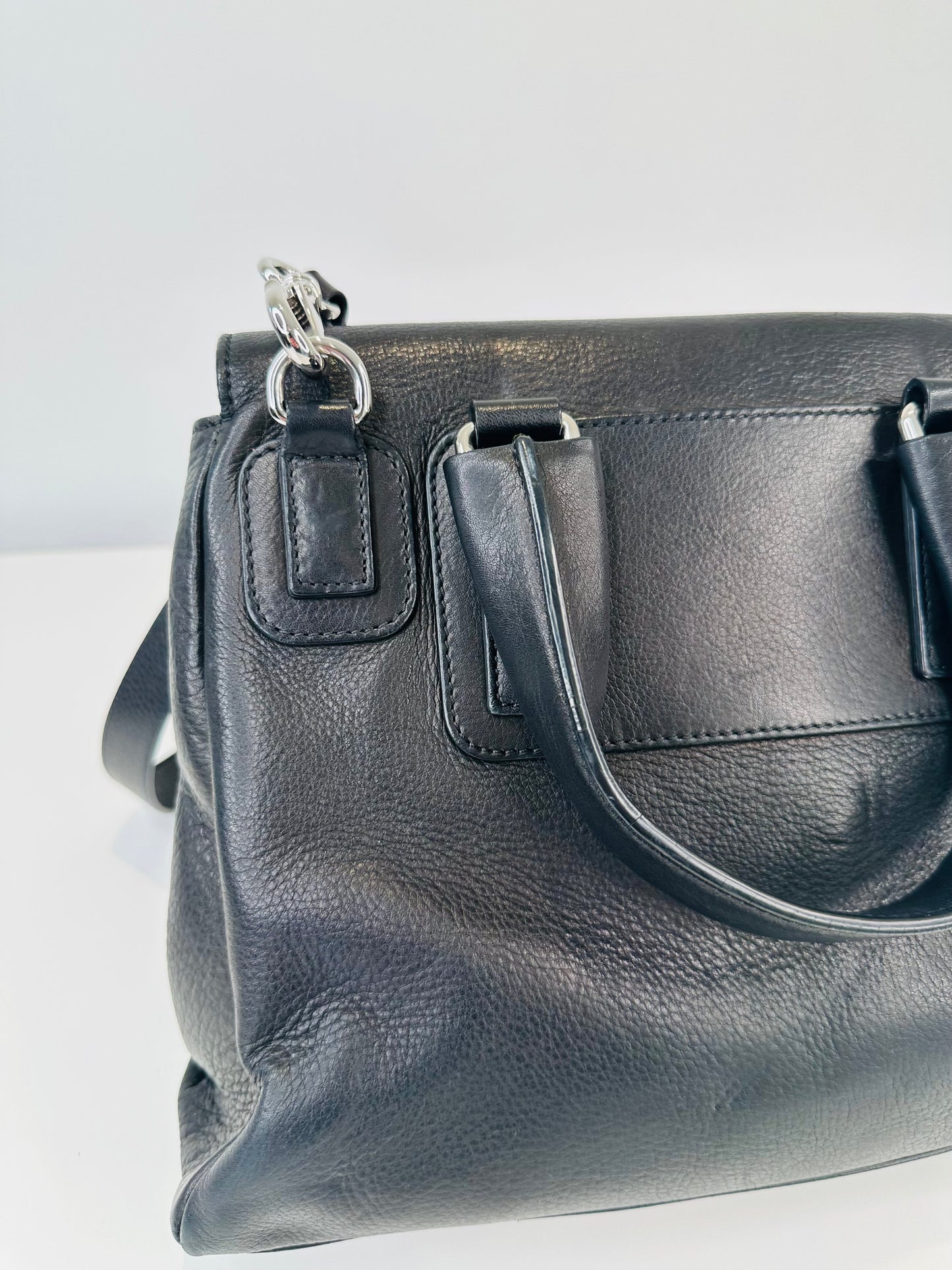 Small Leather Pandora Bag