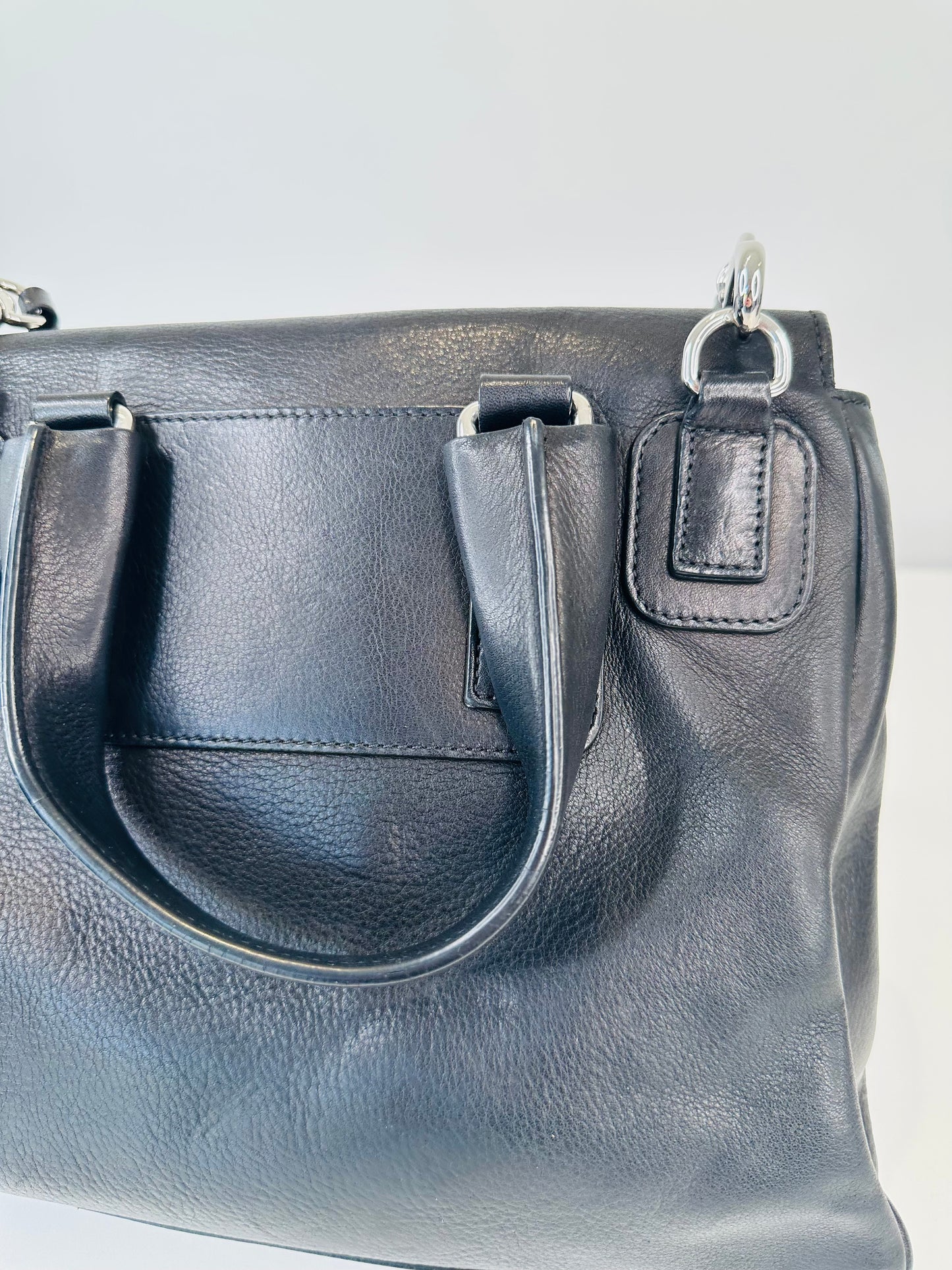 Small Leather Pandora Bag