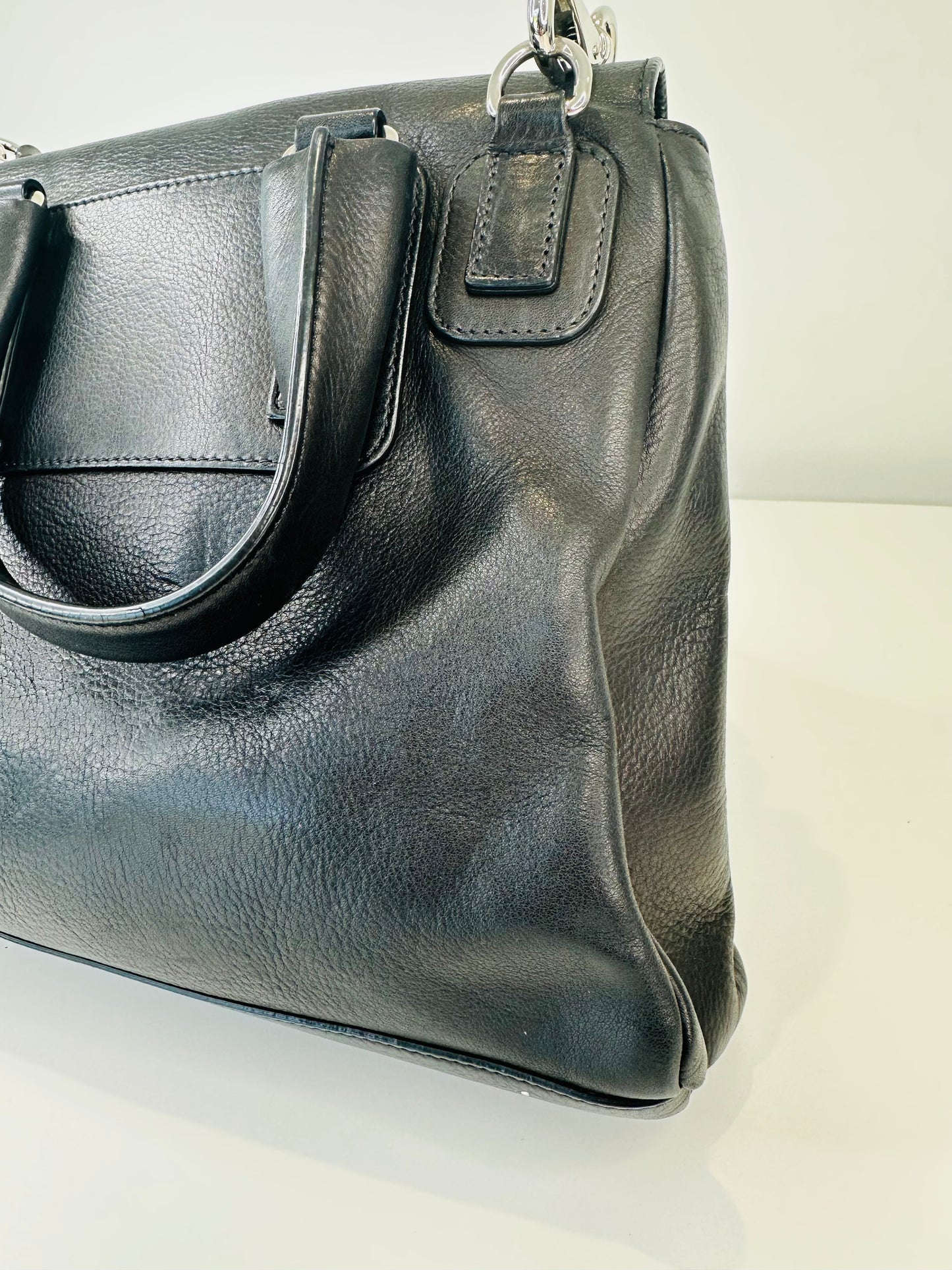 Small Leather Pandora Bag