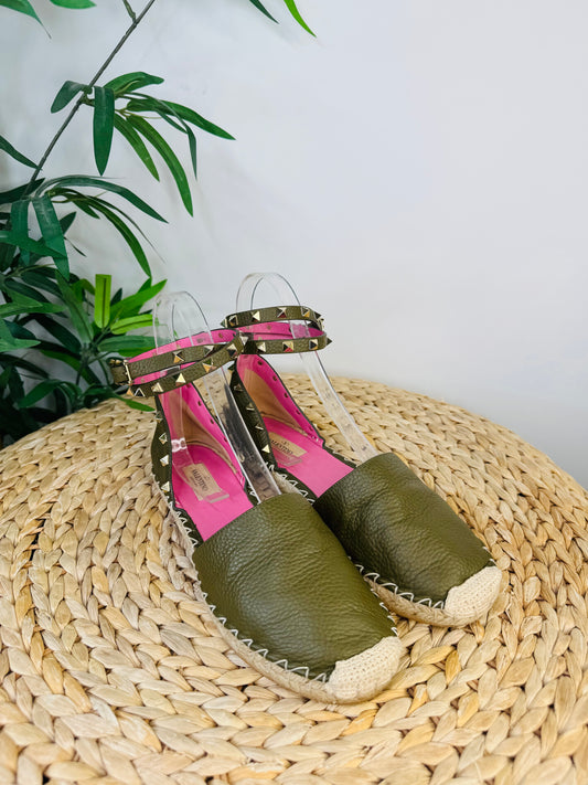 Rockstud Espadrilles - Size 40