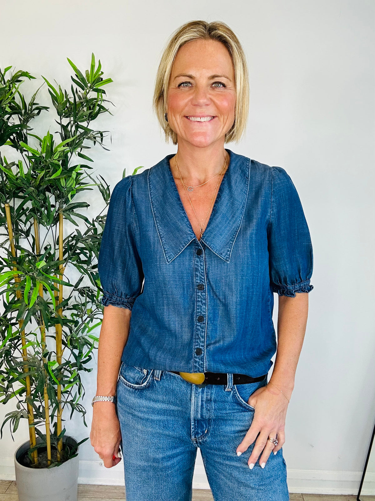 Chambray Shirt - Size 36