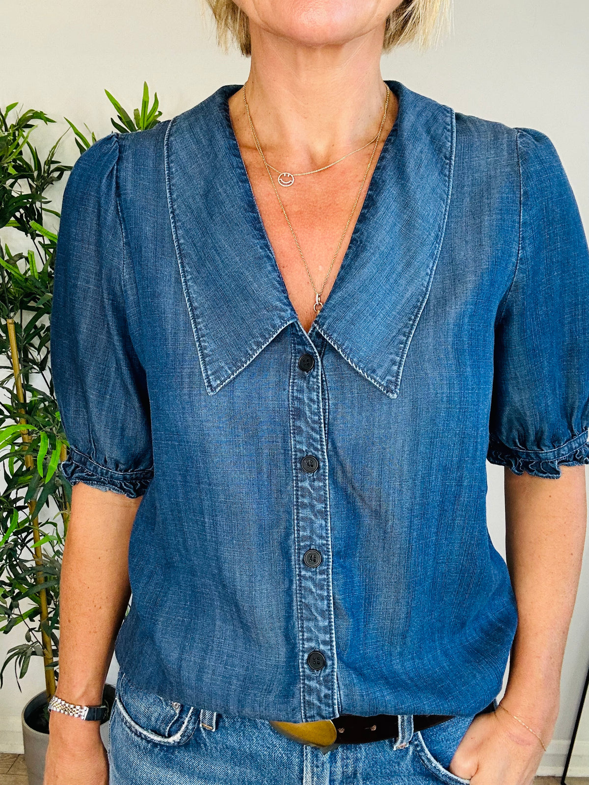 Chambray Shirt - Size 36