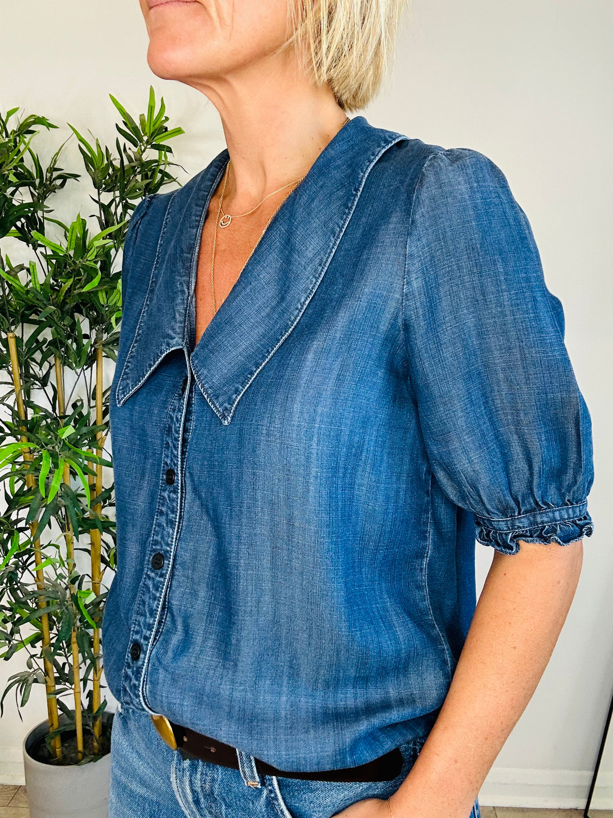 Chambray Shirt - Size 36