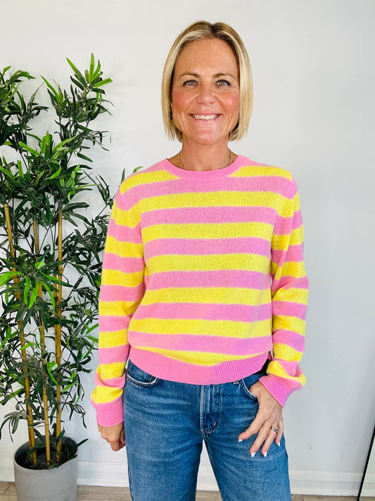 Striped Cashmere Jumper - Size 3