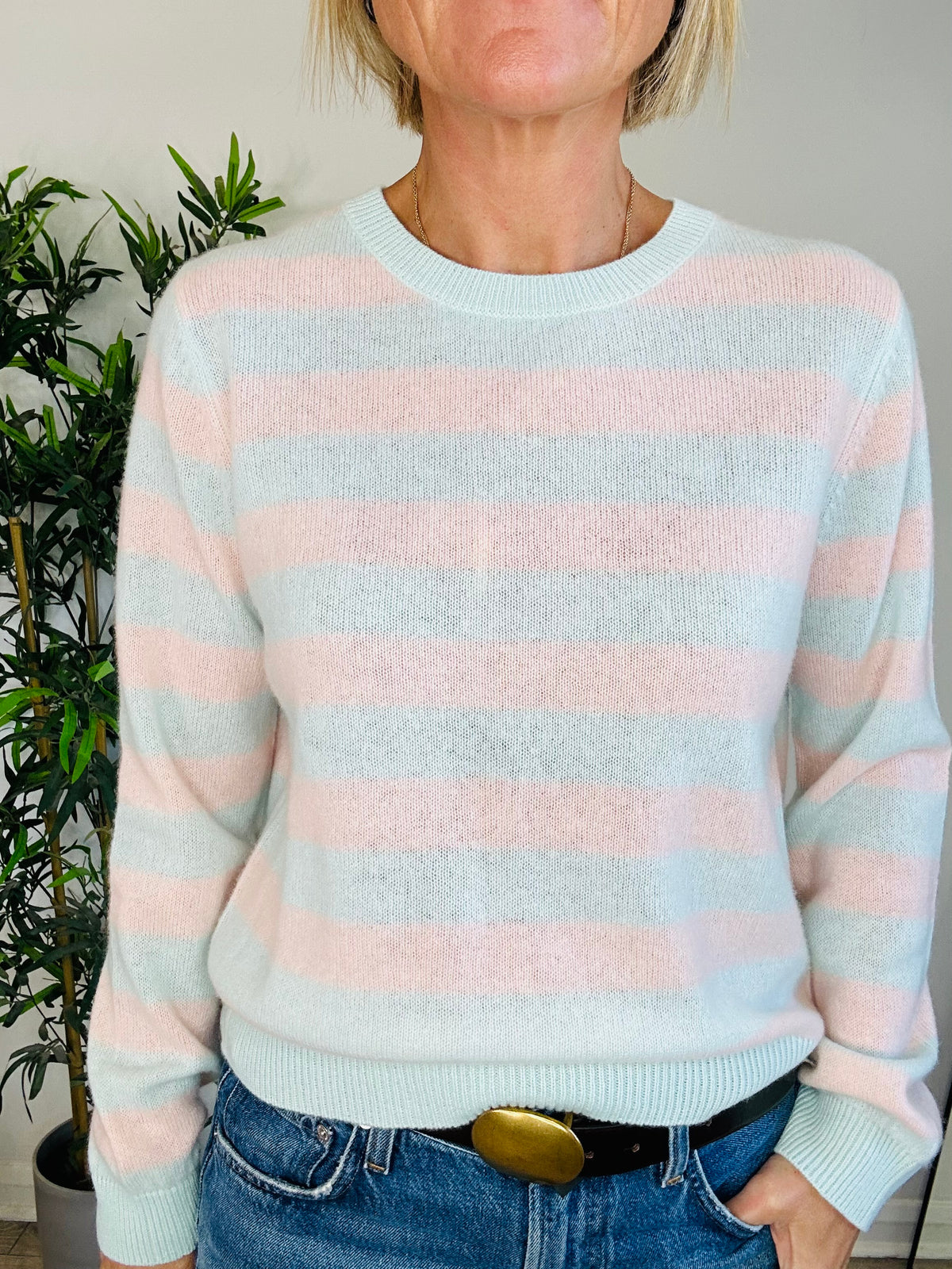 Striped Cashmere Jumper - Size 3