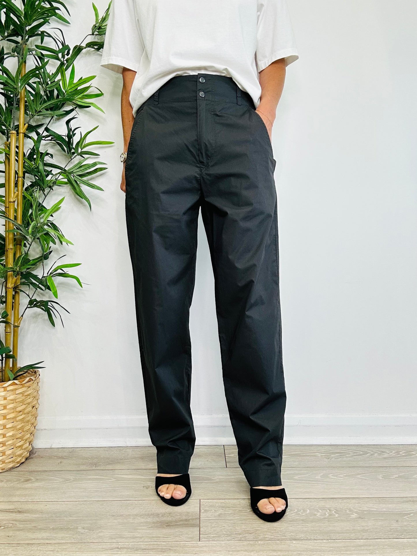 Faliana Cotton Trousers - Size 38