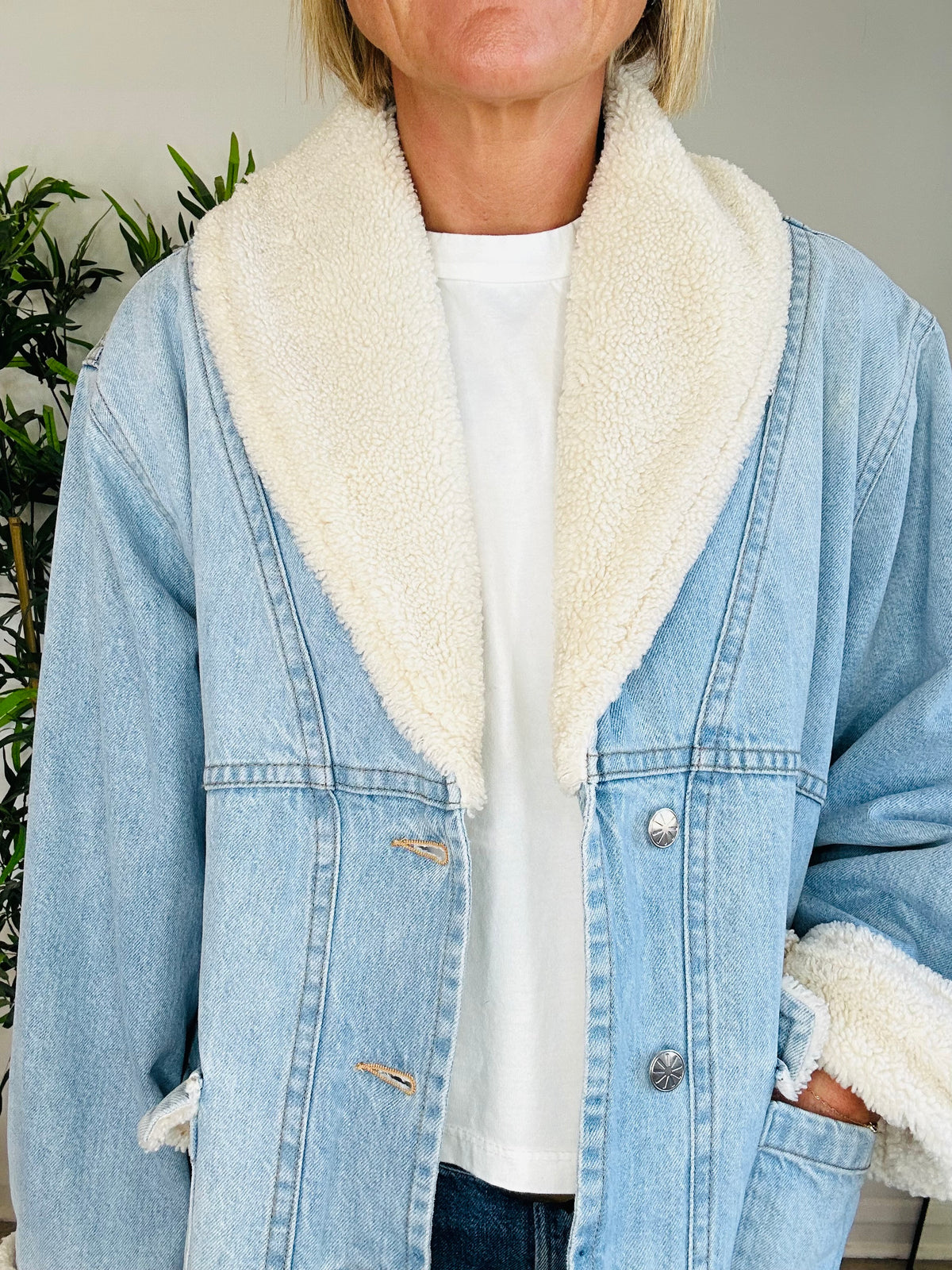 Burton Denim Jacket - Size S