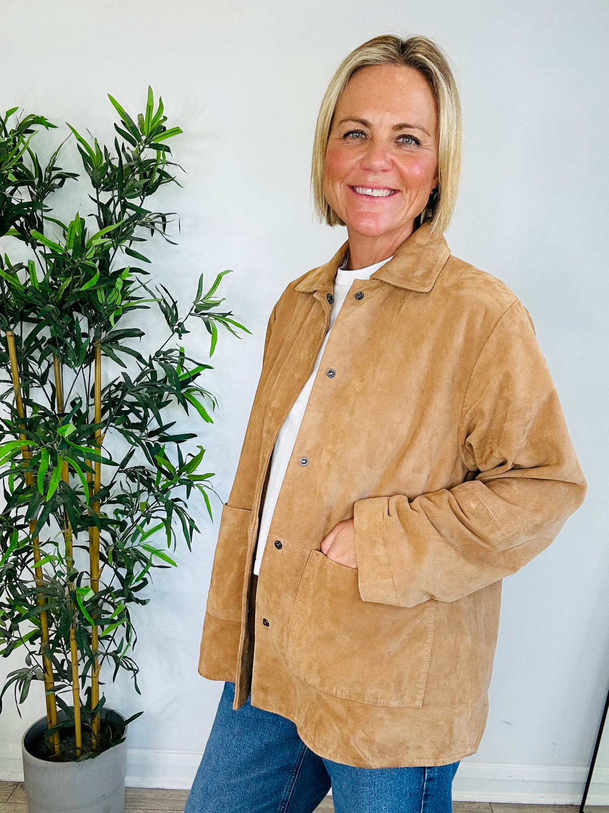 Volterra Suede Jacket - Size S