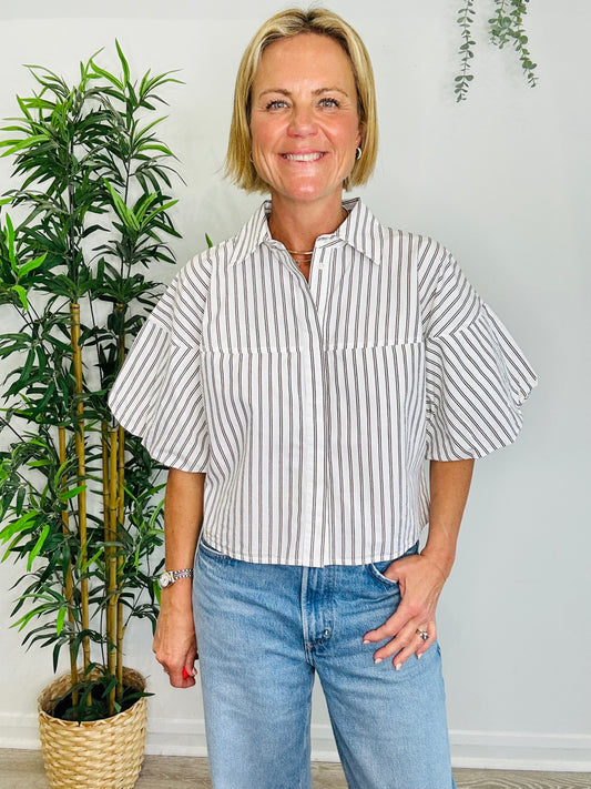 Striped Cassy Shirt - Size S