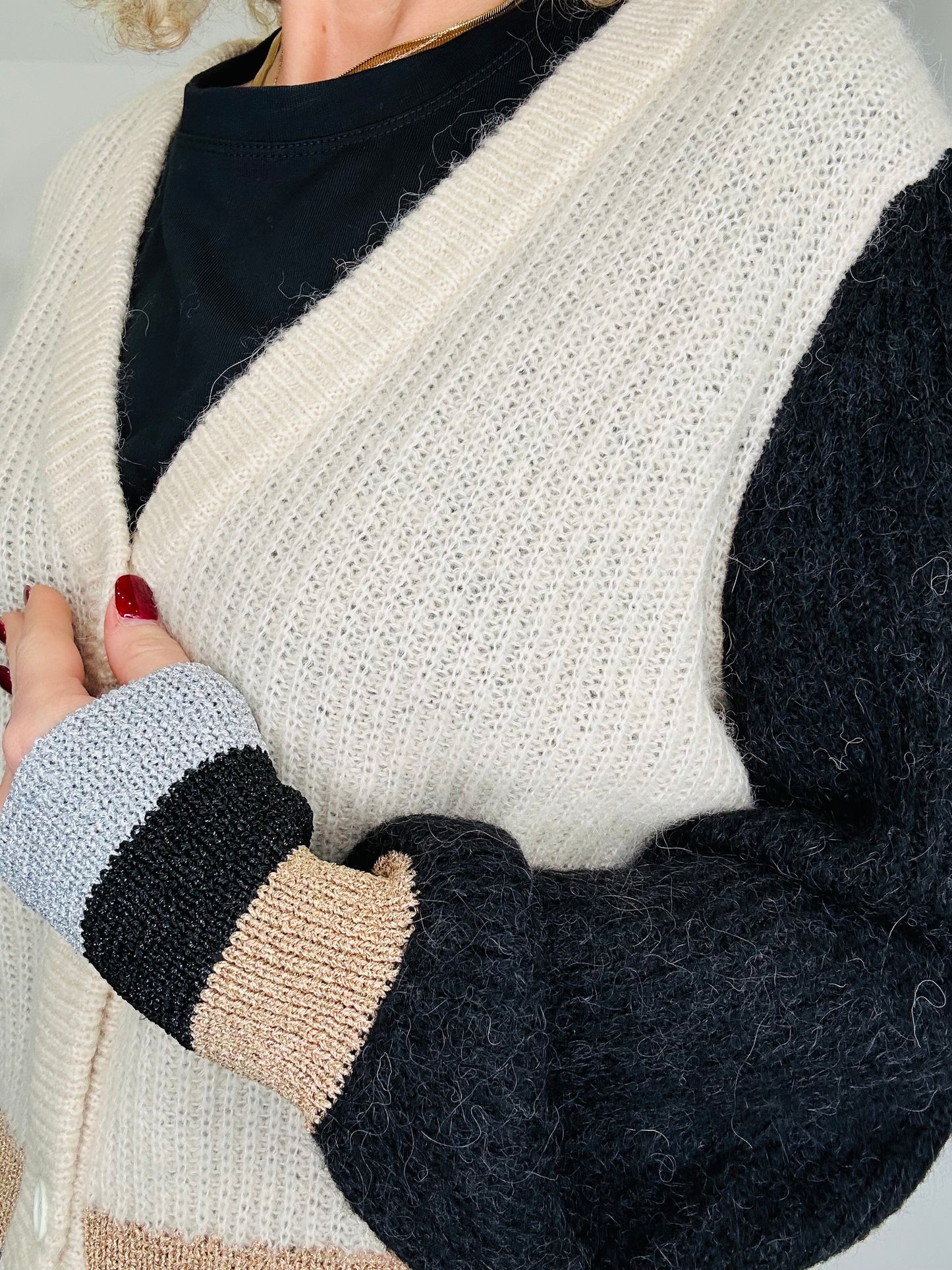 Knitted Cardigan - Size 38