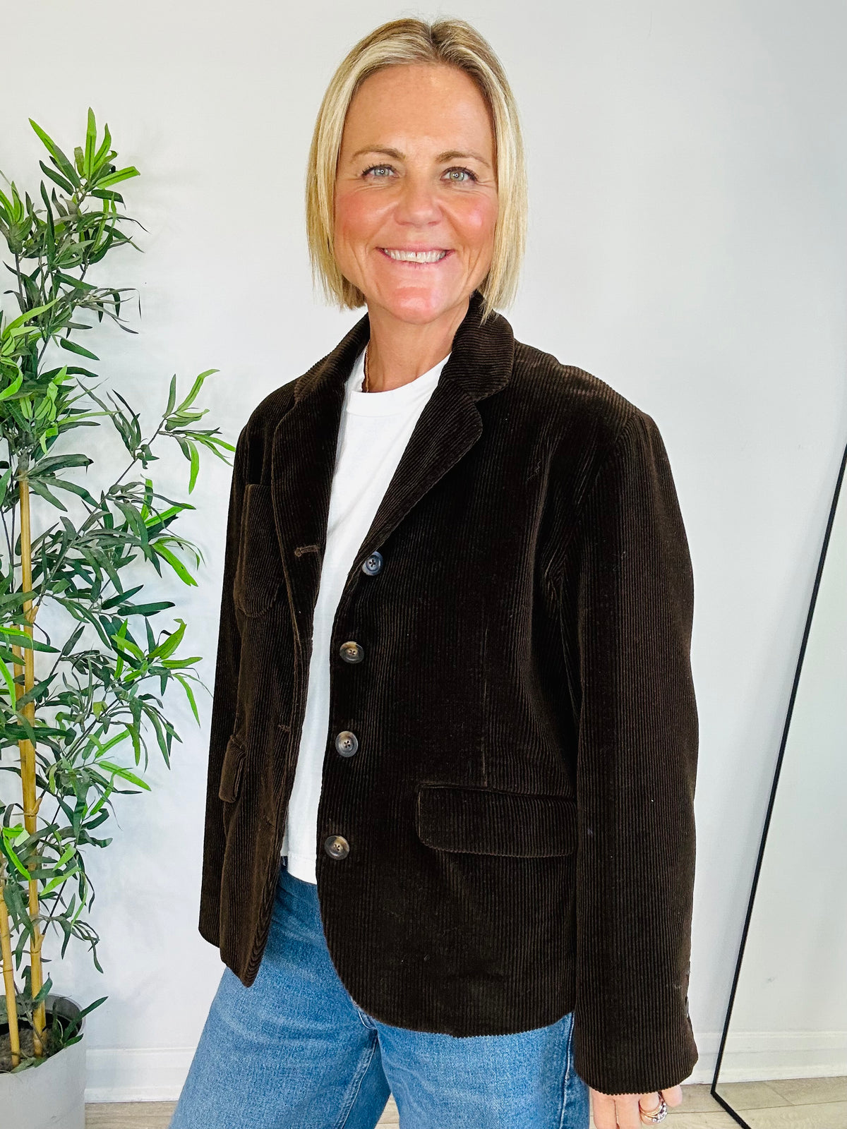 Corduroy Blazer - O/S