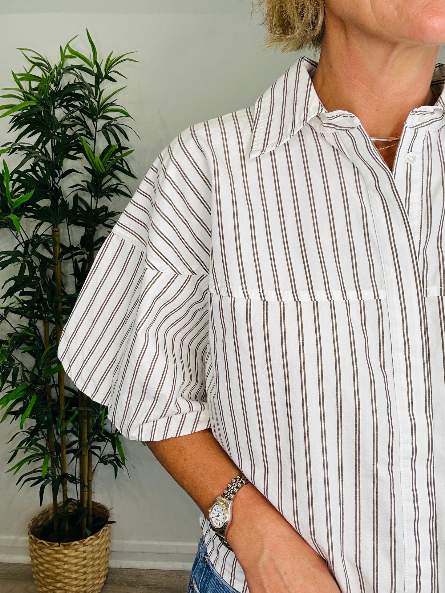 Striped Cassy Shirt - Size S