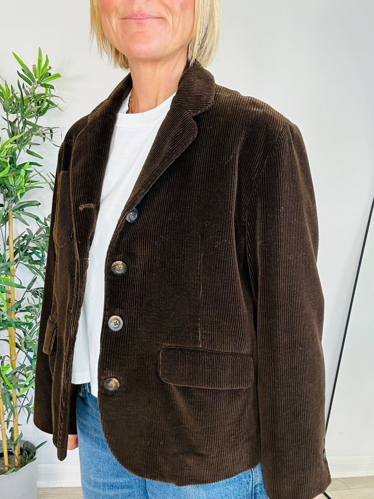 Corduroy Blazer - O/S