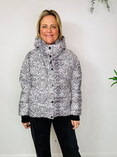 Load image into Gallery viewer, Snakeskin Print Puffer Jacket - Size S
