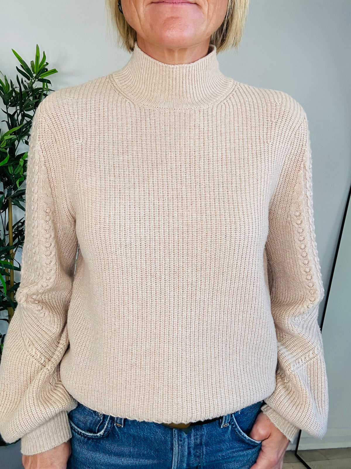 Knitted Wool Jumper - Size M