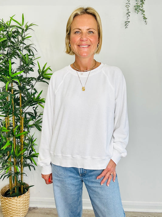 Towelling Hopper Sweatshirt - Size M