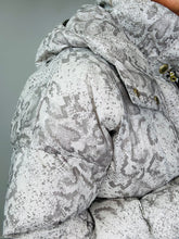 Load image into Gallery viewer, Snakeskin Print Puffer Jacket - Size S
