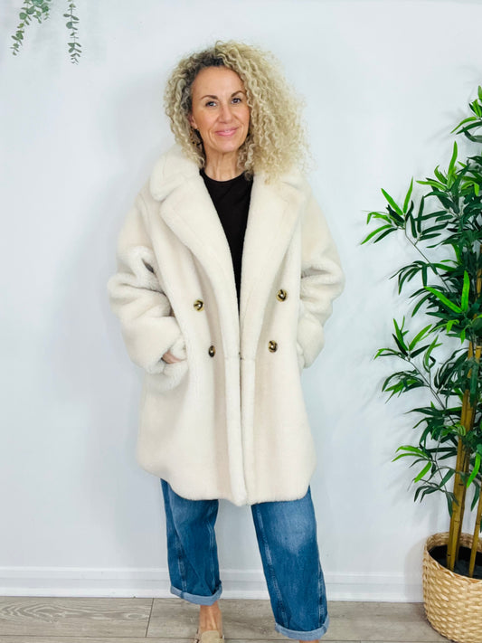 Shearling Coat - Size S