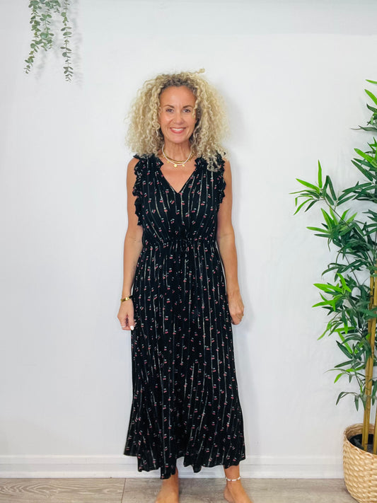 Cherry Print Dress - Size 38
