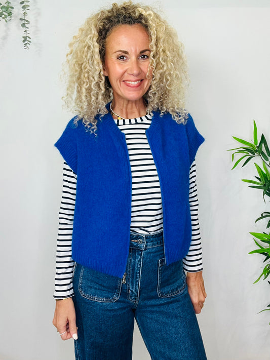 Zip-up Gilet - O/S