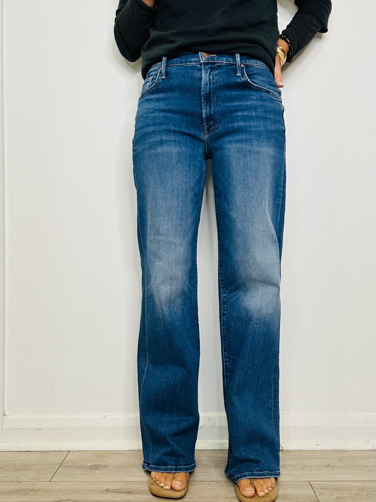 Mid Rise Maven Sneak Jeans - Size 27