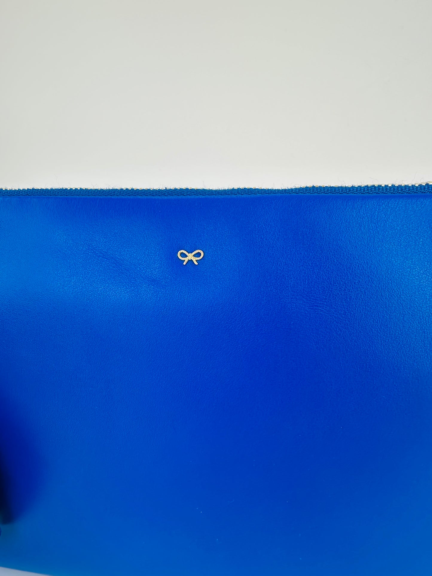 Leather Tassel Clutch