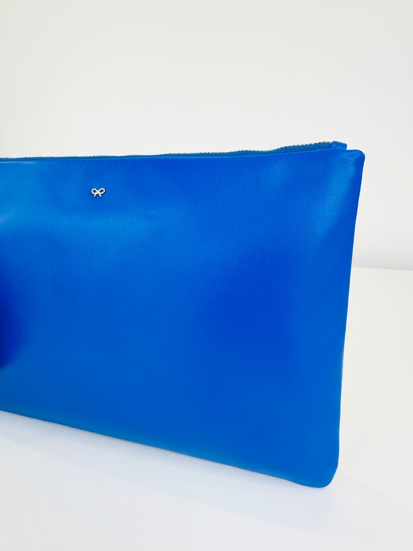 Leather Tassel Clutch