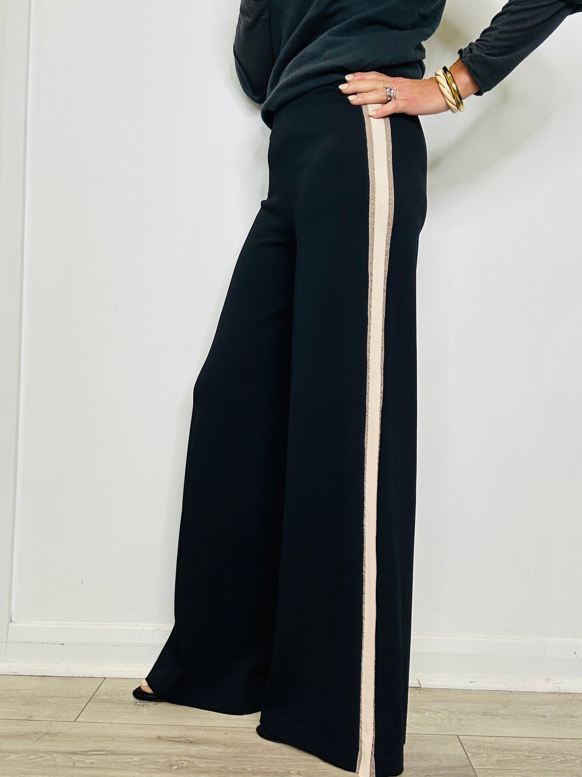 Wide Leg Trousers - Size M