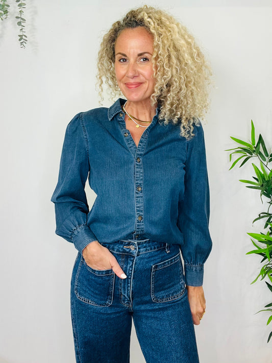 Denim Shirt - Size XS