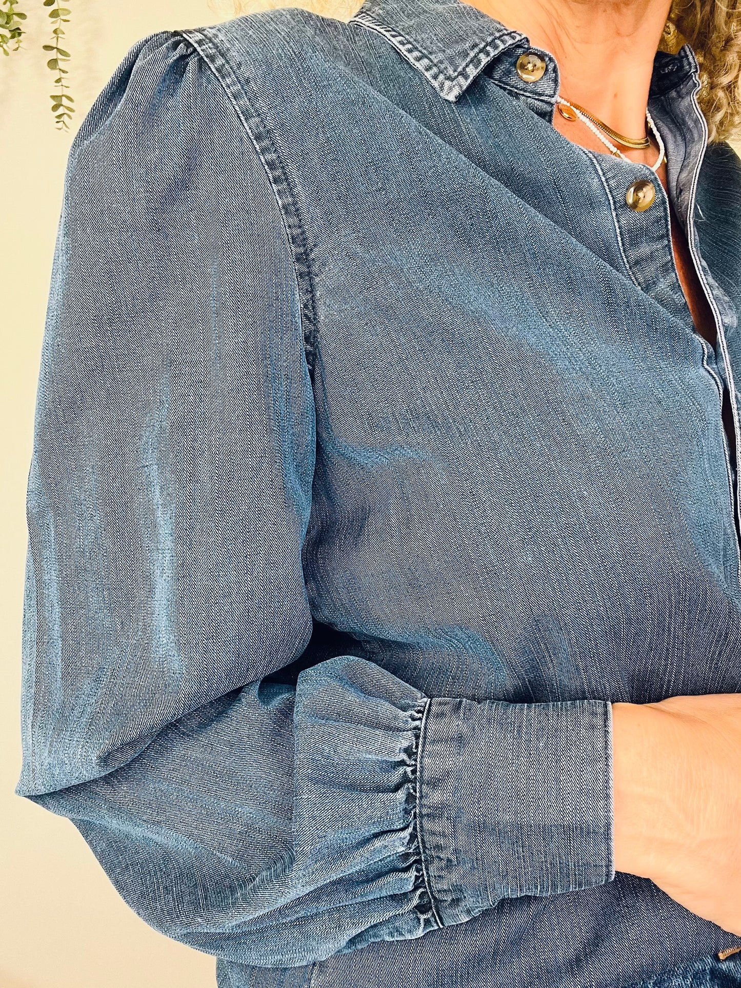 Denim Shirt - Size XS