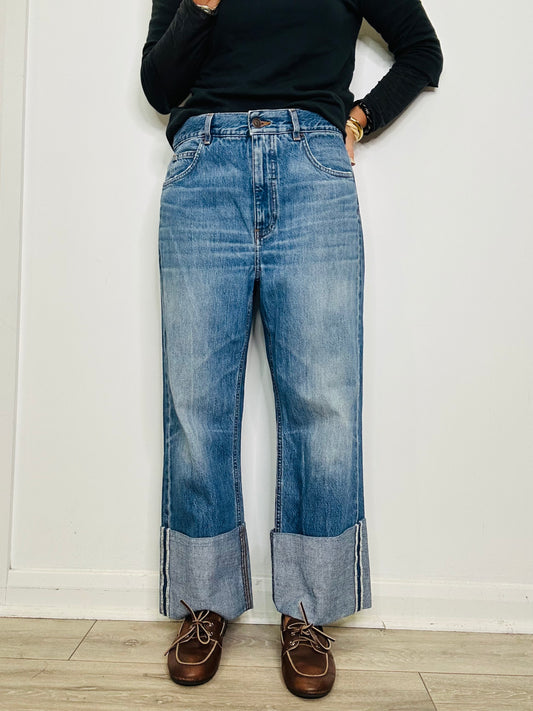 Turn Up Jeans - Size 30