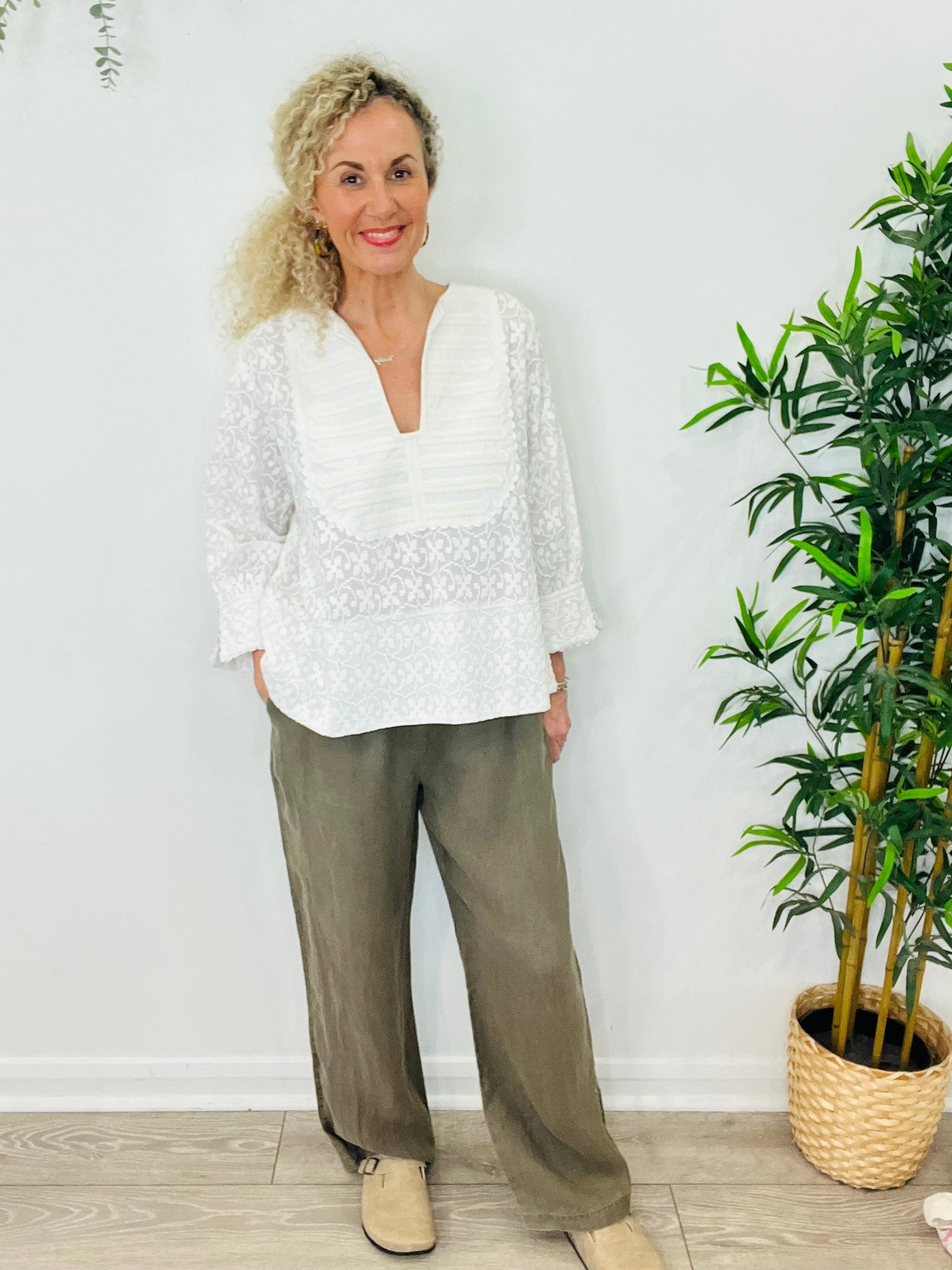 Linen Trousers - Size 4