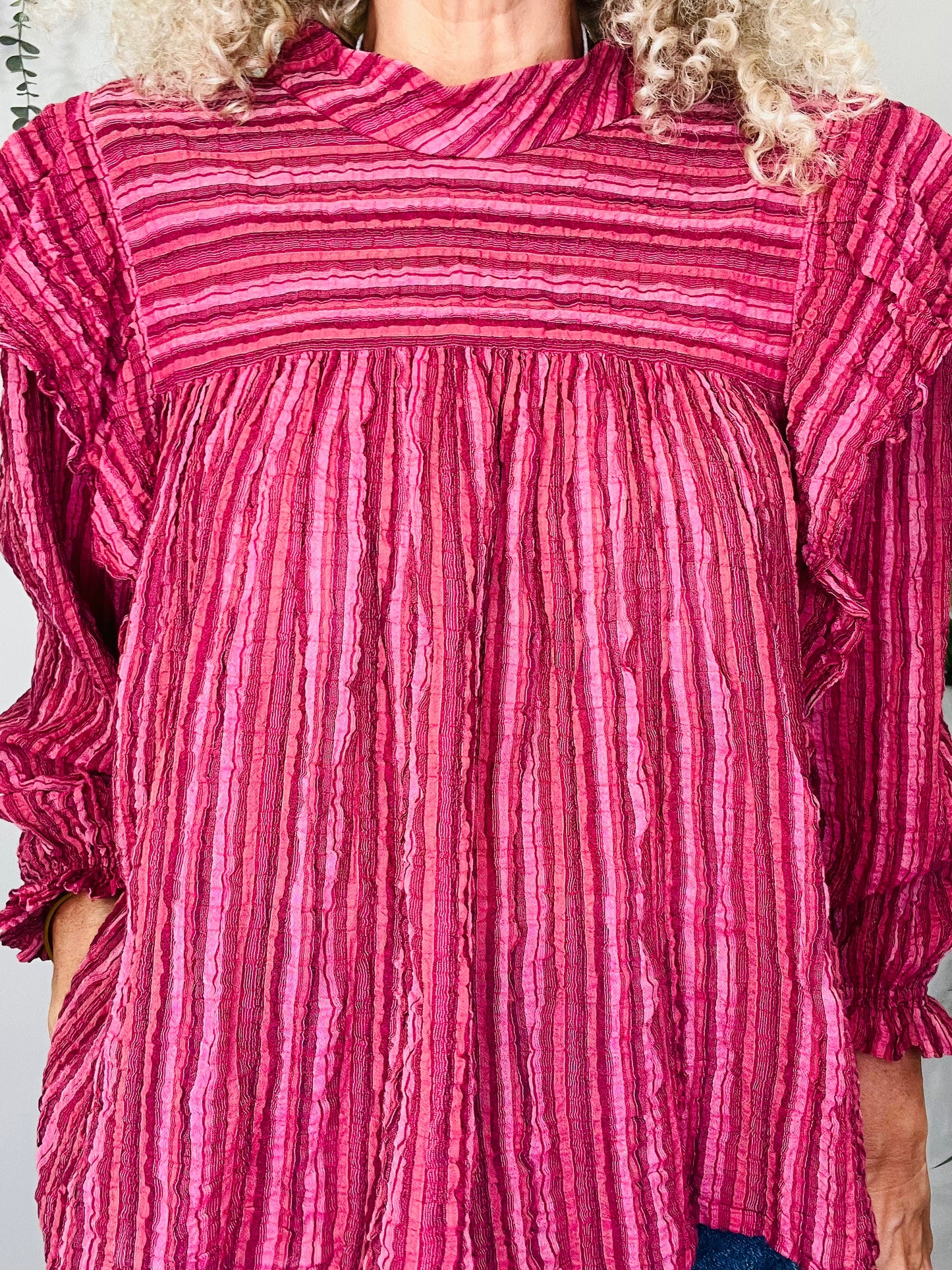 Striped Blouse - Size M