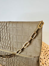 Load image into Gallery viewer, Croc Envelope Clutch Bag
