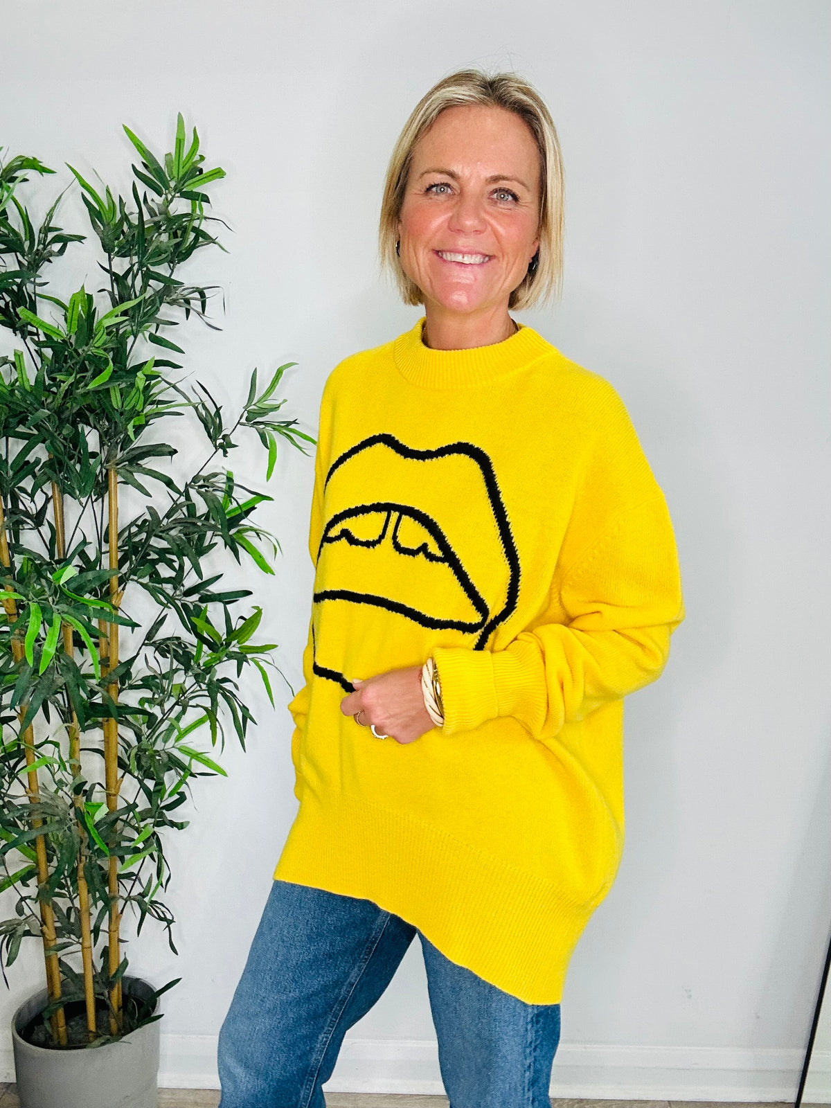Lips Jumper - Size XS