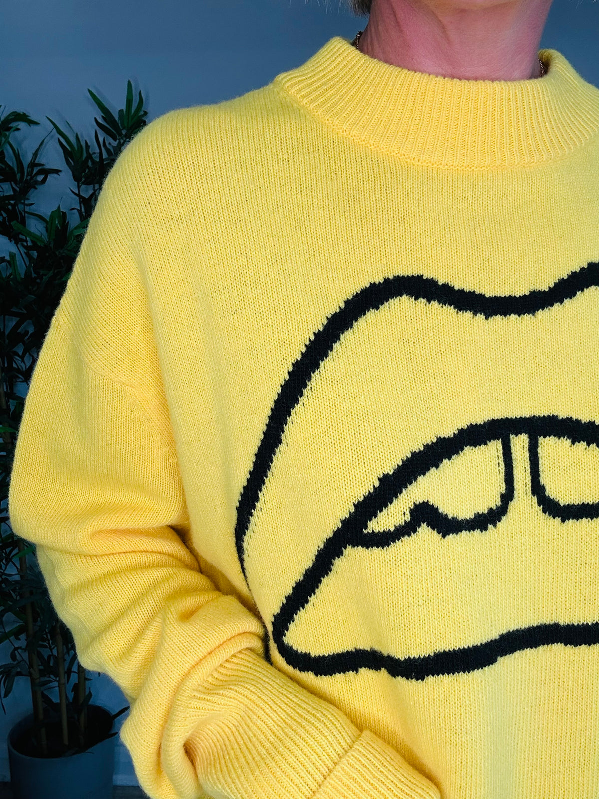 Lips Jumper - Size XS