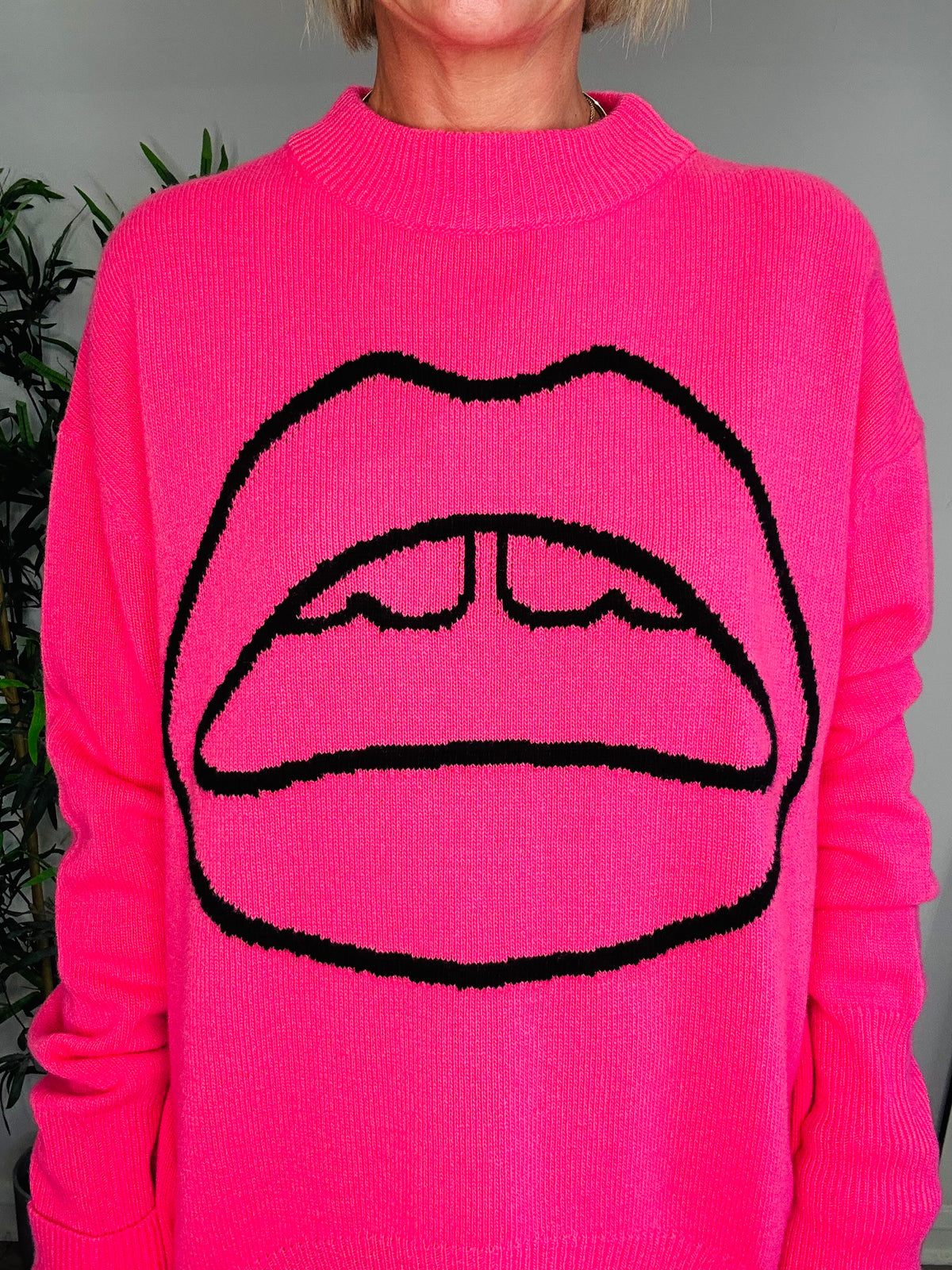 Lips Jumper - Size XS