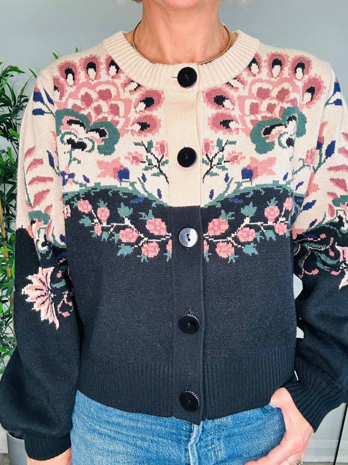 Belle Gardan Cardigan - Size L