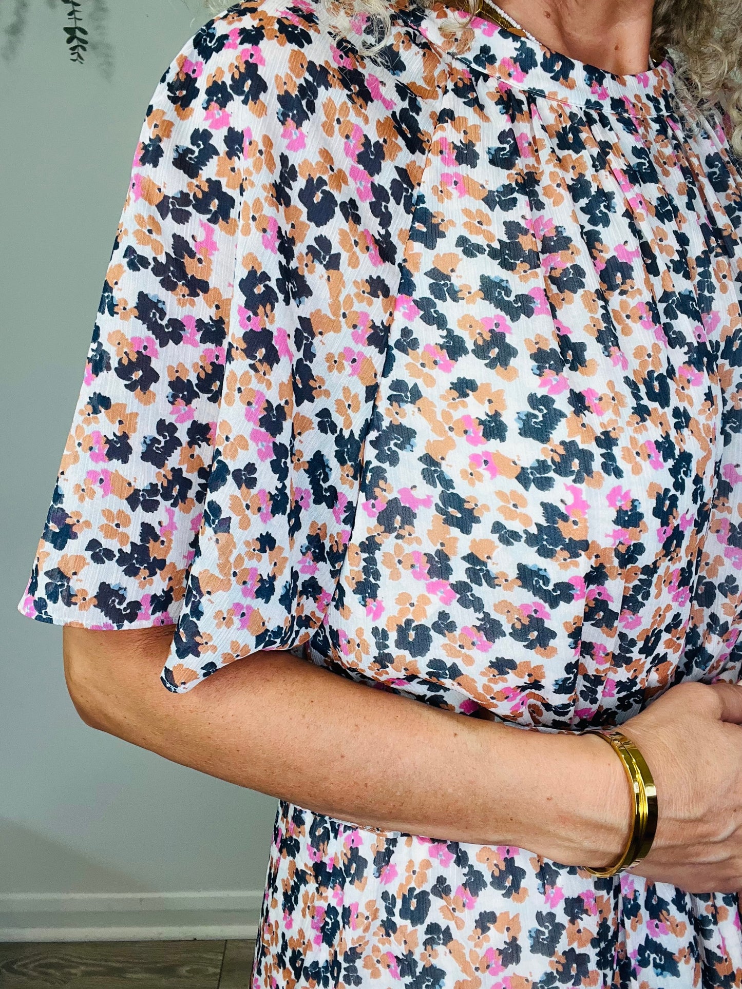 Floral Midi Dress - Size 16