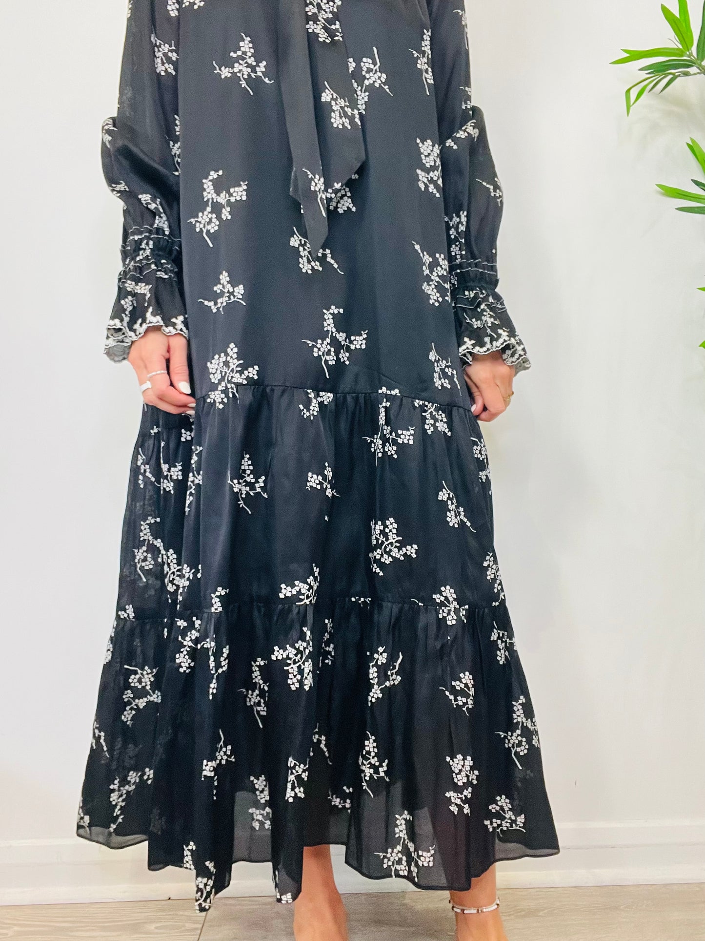 Floral Tiered Dress - Size 12
