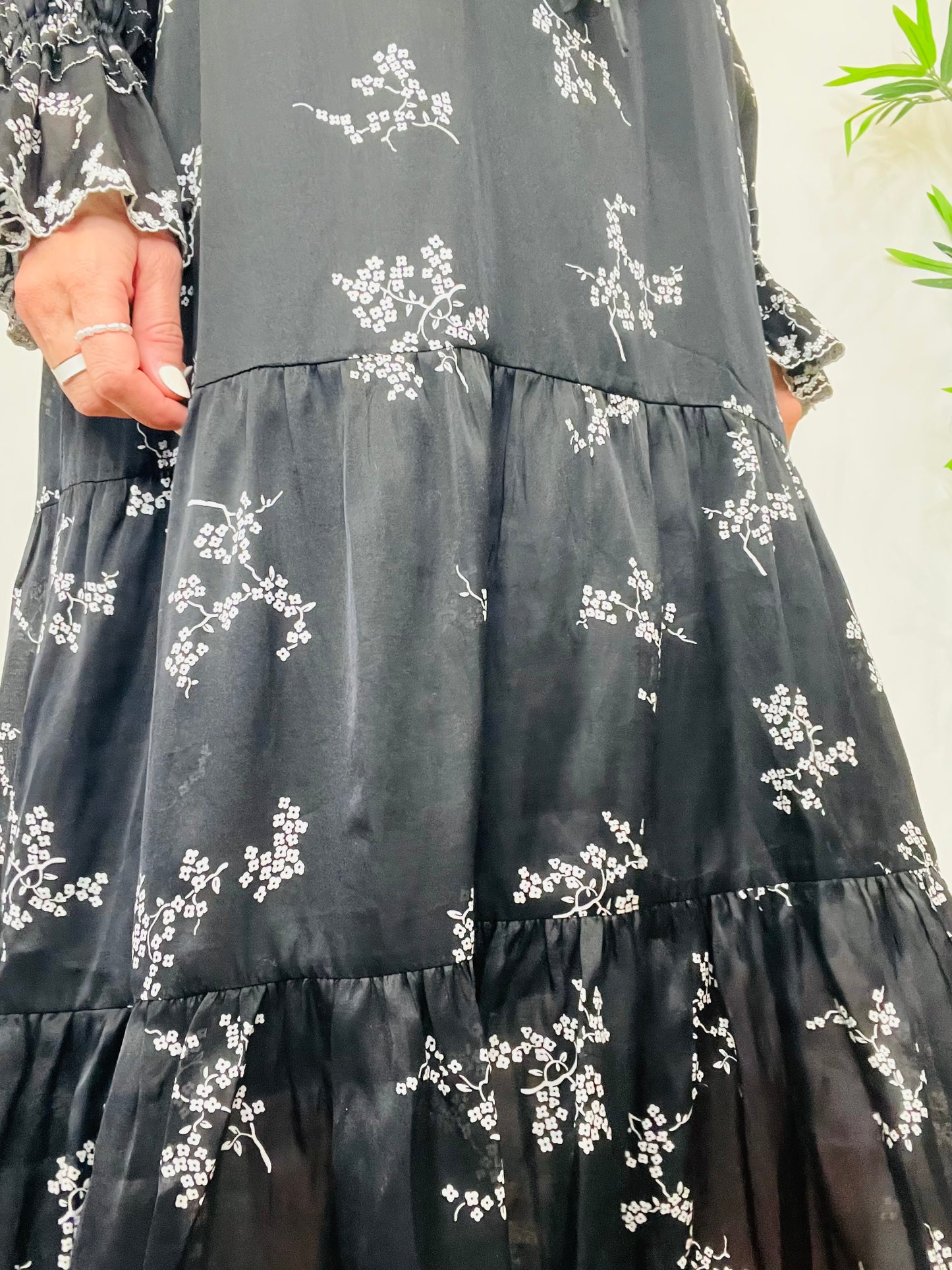 Floral Tiered Dress - Size 12