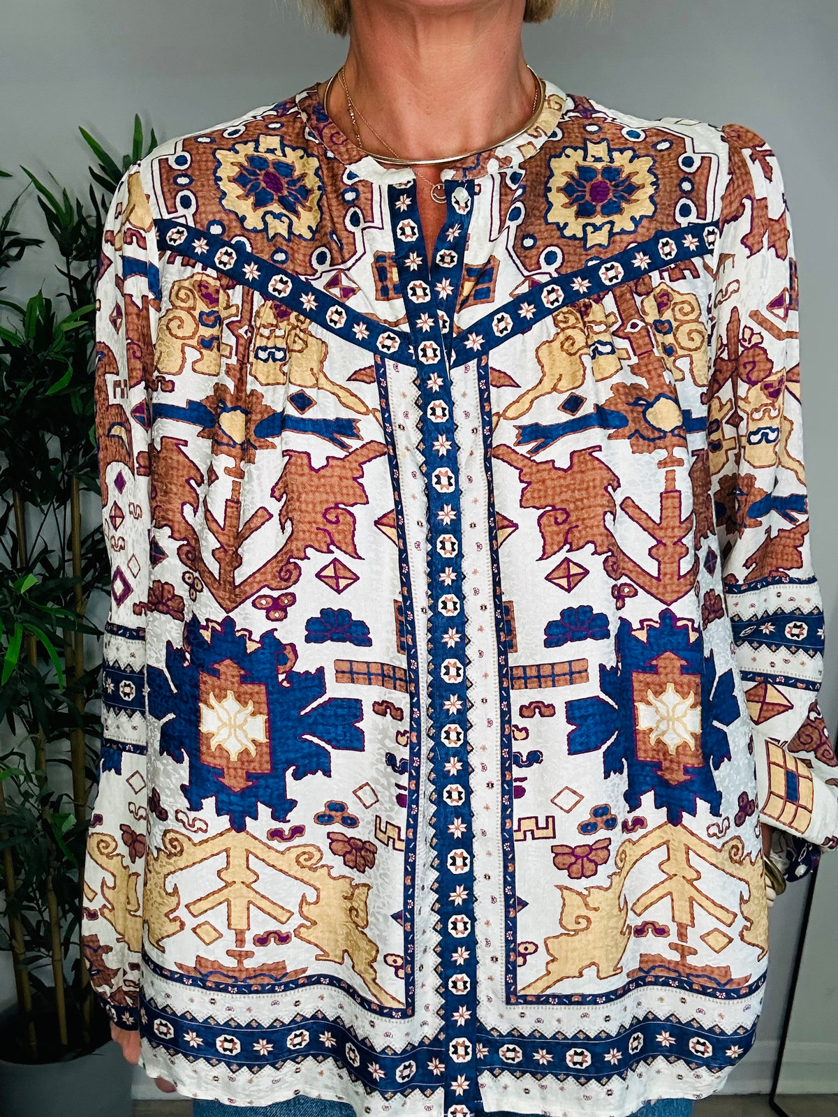 Patterned Shirt - Size 1