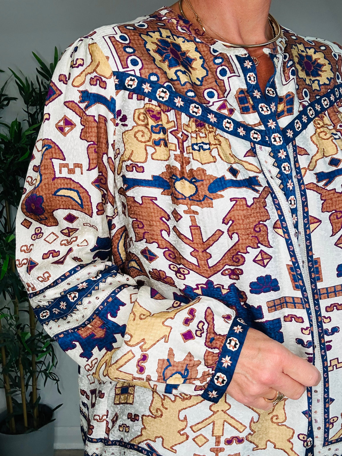Patterned Shirt - Size 1