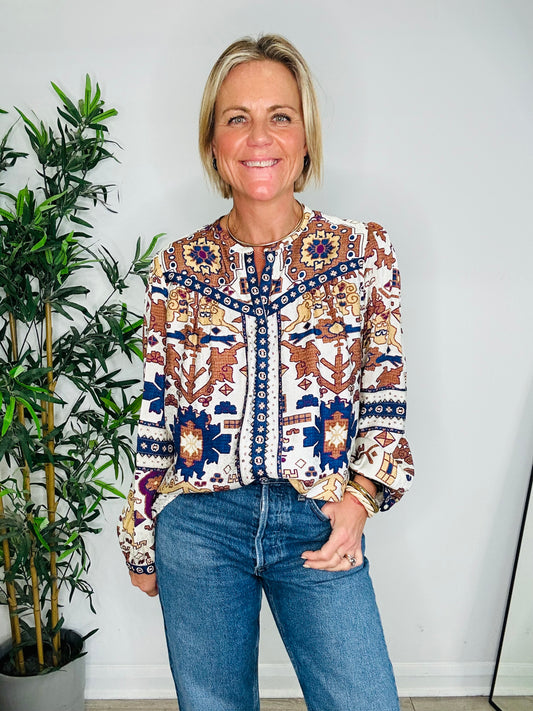 Patterned Shirt - Size 1