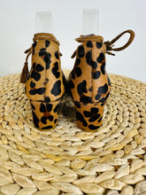 Load image into Gallery viewer, Leopard Print Lace-Up Heels - Size 36
