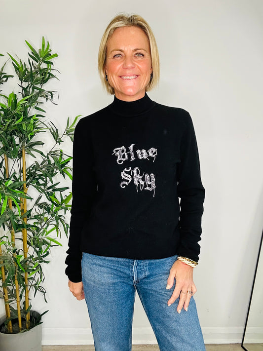 Blue Sky Merino Wool Jumper - Size S