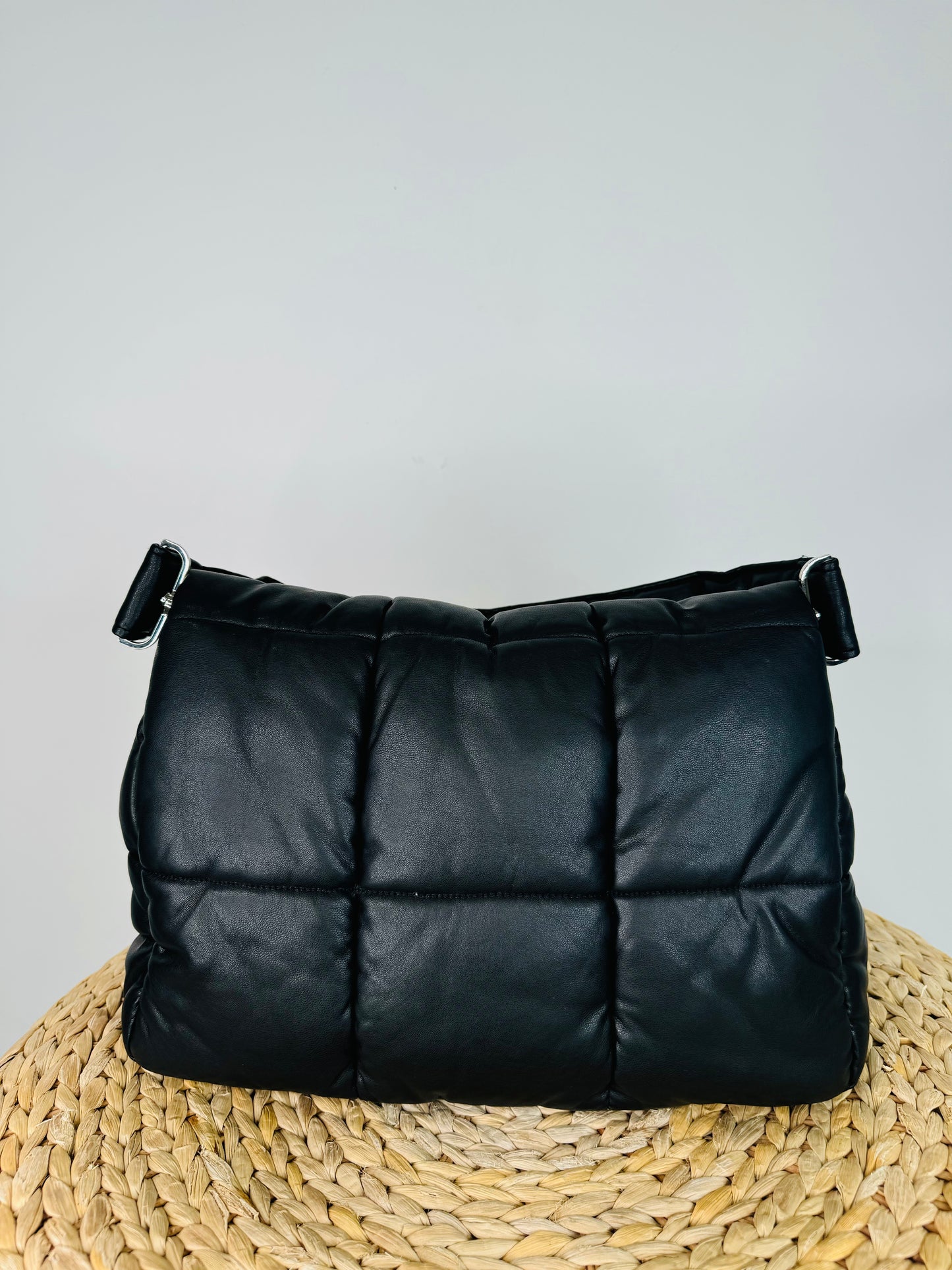 Faux Leather Quilted Bag