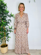 Load image into Gallery viewer, Patterned Wrap Dress - Size 3
