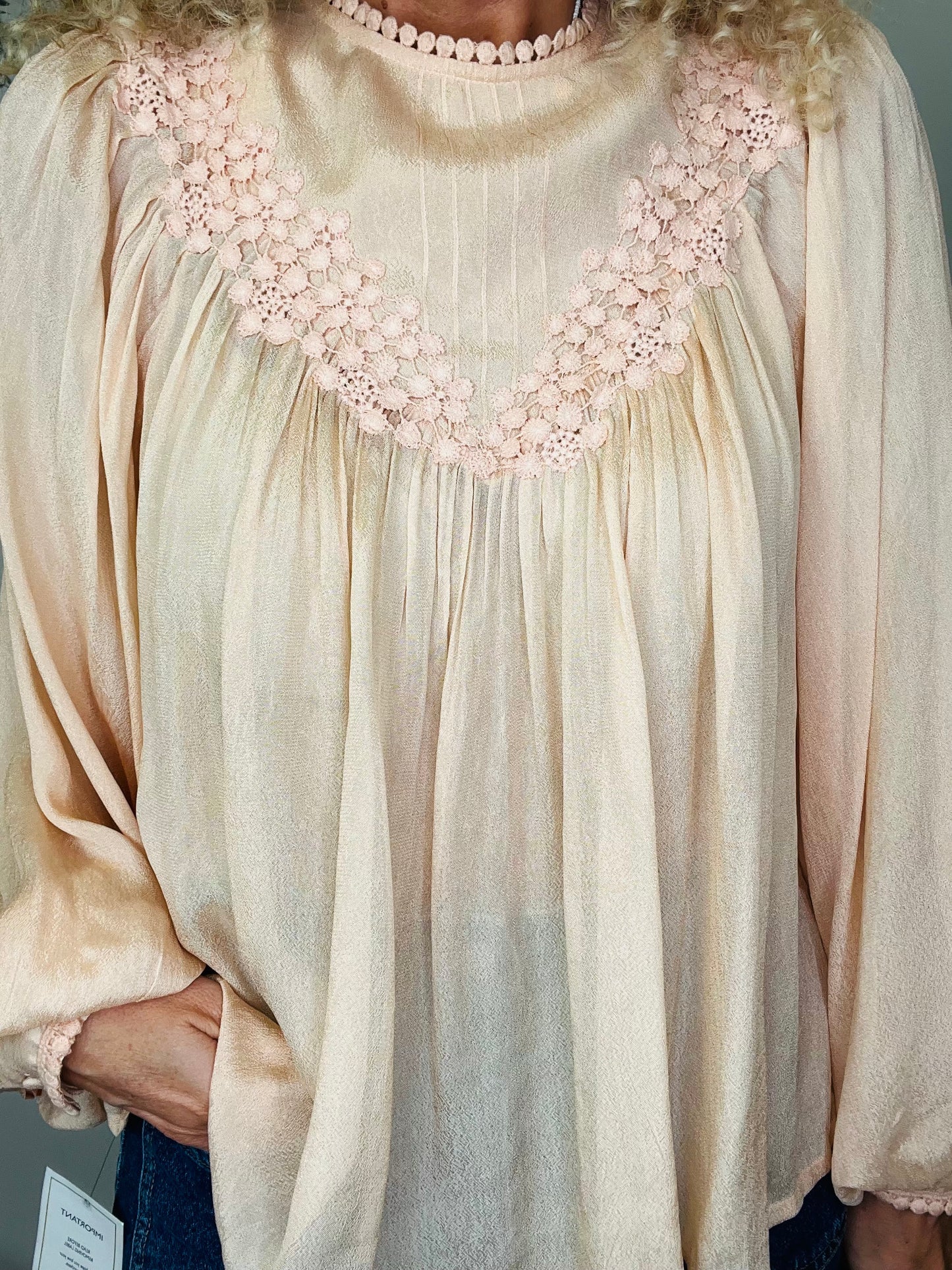 Satin Blouse - Size L