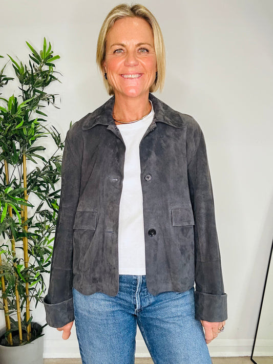 Ella Suede Jacket - Size 36
